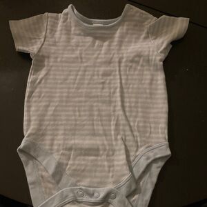 Striped Blue Kids One Piece